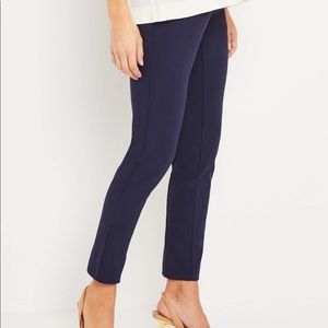 Loft Maternity Dress Ankle Pants - Navy Blue